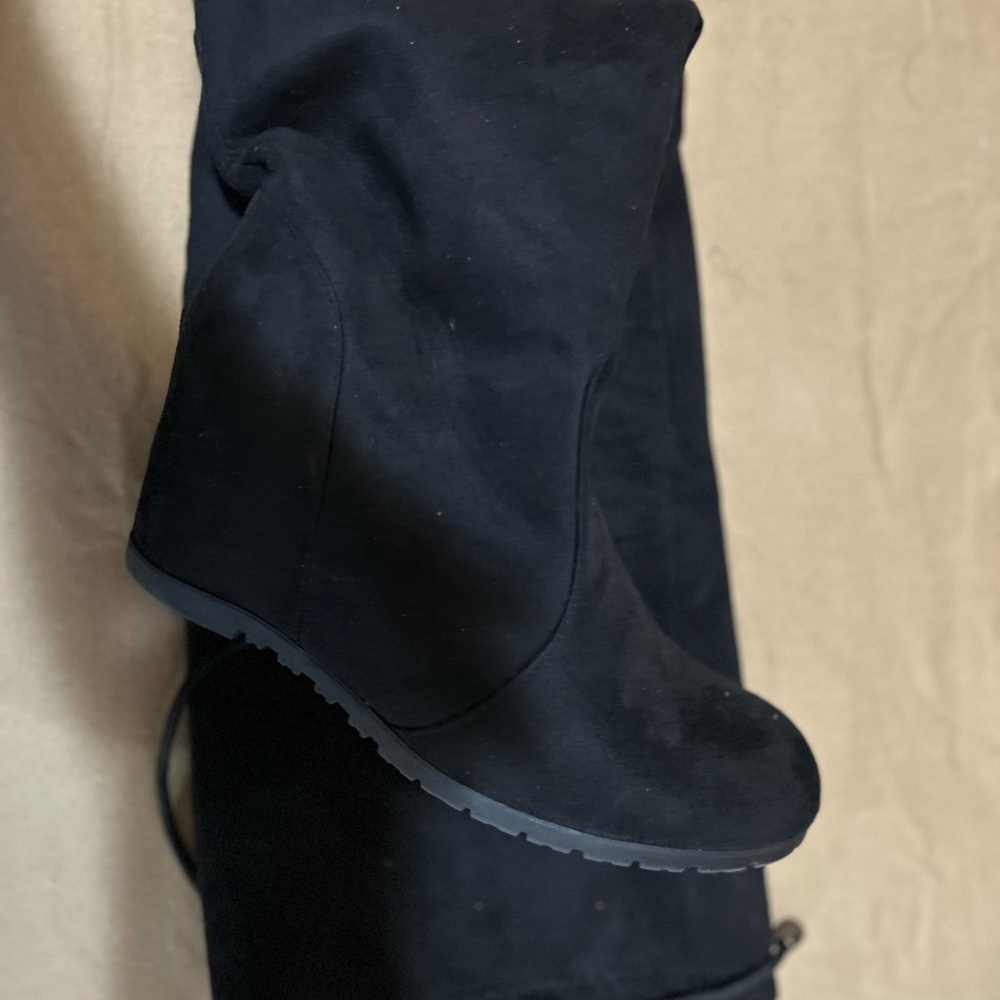 Amazon Black Over the Knee Boots